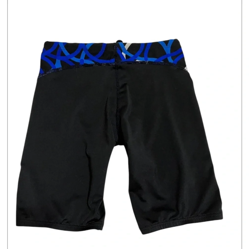 (6) Black and Blue Rase Aquatic Swimwear Shorts For Kids